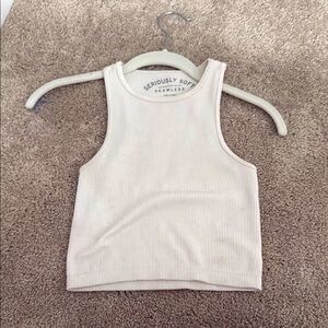 Seamless Kids Tank Top - Cream